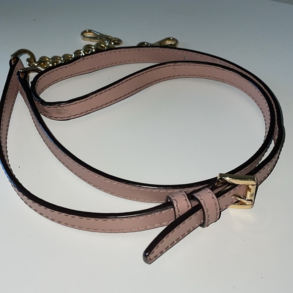 Michael Kors ELLIS Dusty Pink W/Gold stud design Satchel Handbag Convertible - Picture 5 of 11